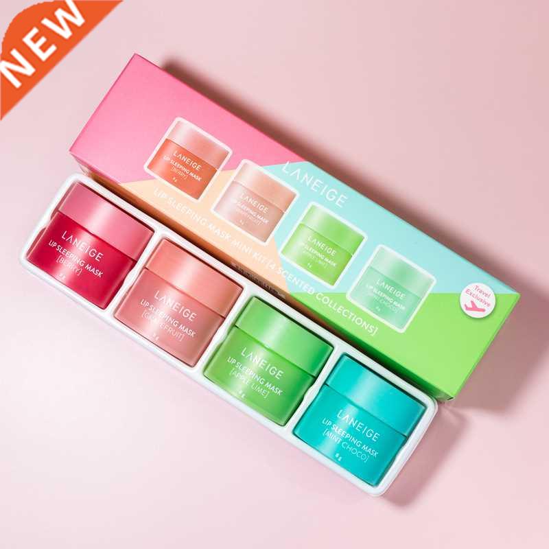 KoreaNEW 8g Korean Laneige Lip Sleeping Mask 4PCS Mini Set S
