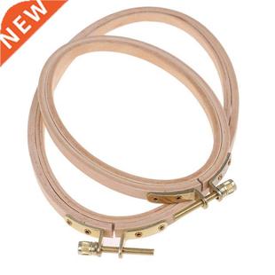 Frame Embroidery Oval Hoop Cro Wooden Ring Bamboo