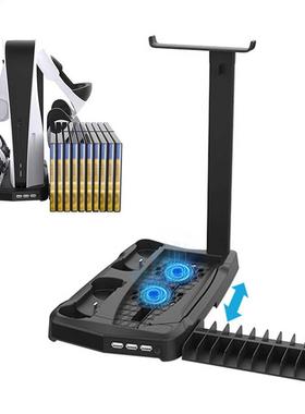 适用于 PS5 Dual Controller Charger Console Vertical Cooling