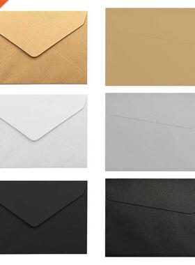 Pack of 20 Kraft Paper Envelopes Set Assorted Color Vintage