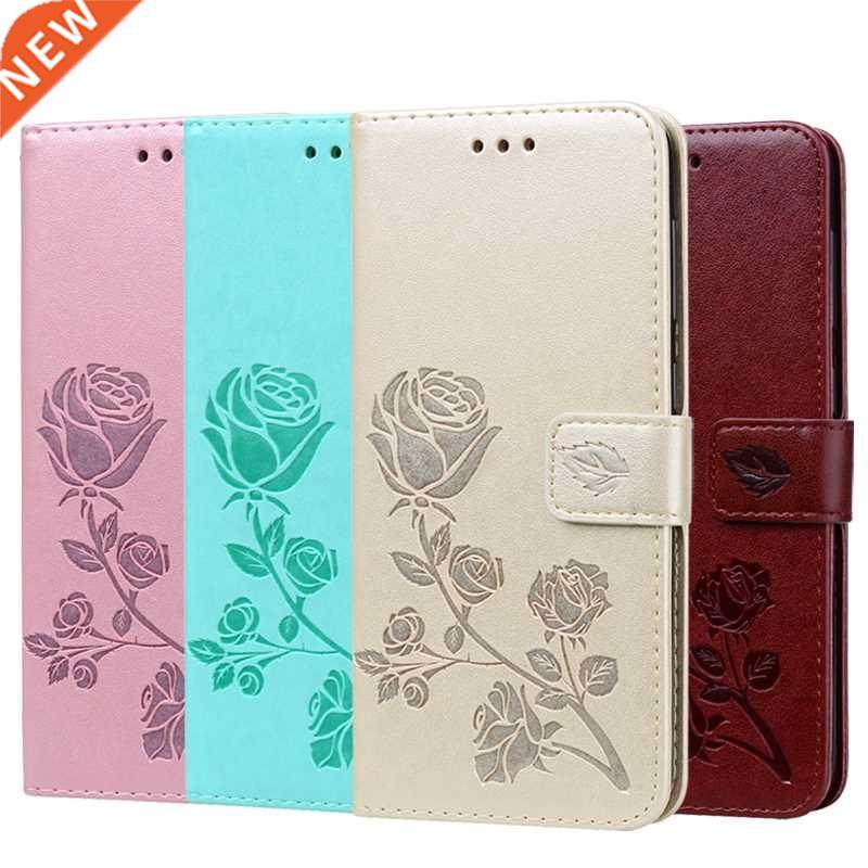 Embossed Rose Leather Wallet Case For Xiaomi Redmi Note 8T 8