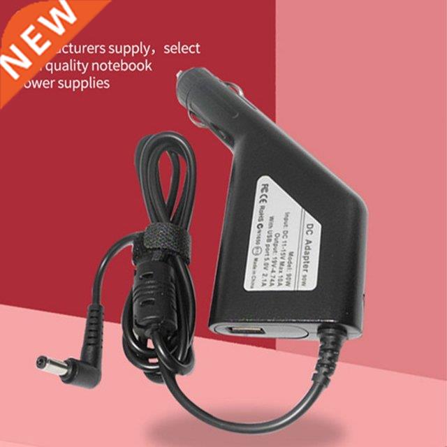 Multi-plug19V 4.74A 90W Laptop Universal Car Charger Dc Pow