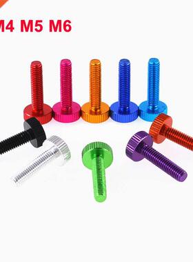 3PCS M4 M5 M6 luminum lloy Knurled Thumb Screws Chssis Si