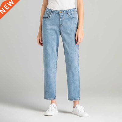 Fashion Wide Leg Pant Women Jeans Autumn Winter High Waist S