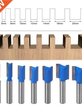 7 Pcs/set Woodworking Tools 8mm Shank Grooving Router Bit 2-