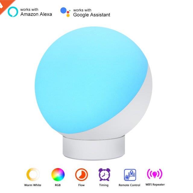 Wifi Smart Table Lamp RGBW 7W Dimmable Control Timer Switch