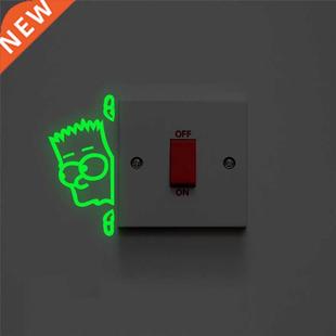 boy switch sneak the glow peep stickers creative luminous