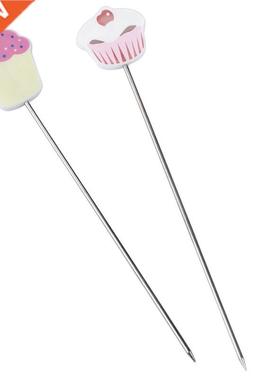 Cute Stainless Steel Biscuit Needle Cake Tester Cookie Icing