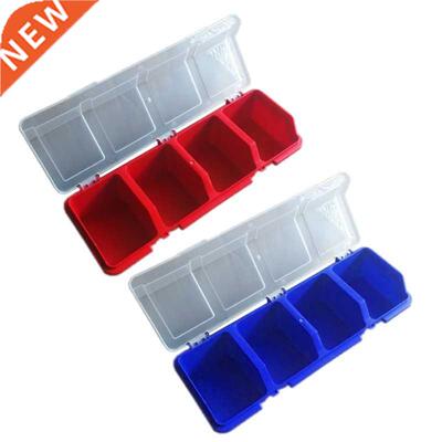 Plastic Tools Storage Box with Cover Parts Screw Toolbox Cas