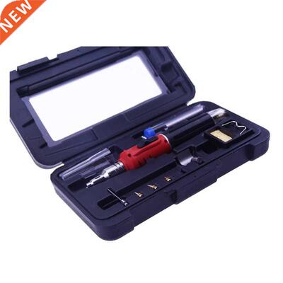 10 in 1 Gas Soldering Iron Cordless Welding Torch Kit Tool