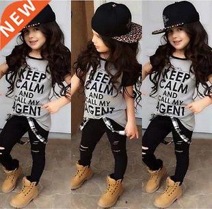 Kids T-shirt Pants Leggings for Baby Girls Girl Clothes Set