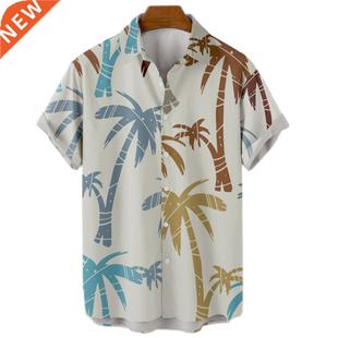 Hawaiian Shirt Printing Men Fashion Shirts 2022 for