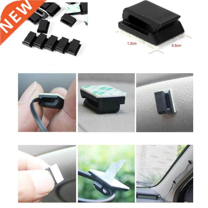 20pcs/set Car Tie Clips Organizer Drop Adhesive Clamp Wire C