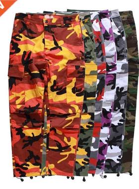 ICPANS Cargo Pants Men joggers Full Length Cotton Pockets Pa