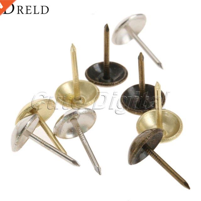 100pcs 11x17mm Iron tachas Furnitures Upholstery Tacks Stud