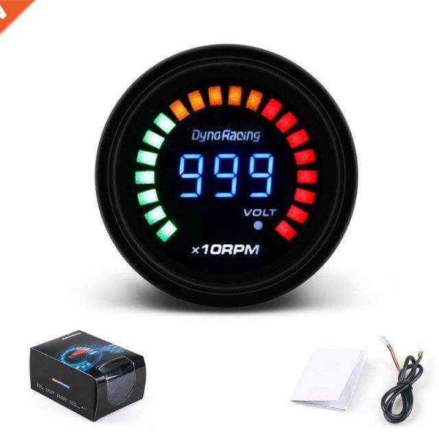 12V Universal LED Car Auto Tachometer Gauge Meter 0-10000 RP
