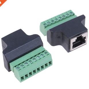 Terminal Adaptor Female RJ45 Pin Screw Connecto