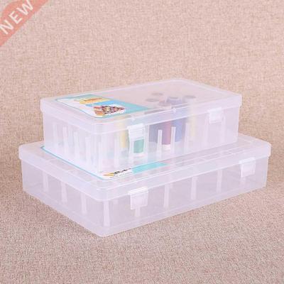 Plastic Bobbin Box Sewing Bobbins Threads Storage Sorting C