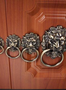 Vintage Lion Head Cabinet Knobs and Handles Furniture Door A