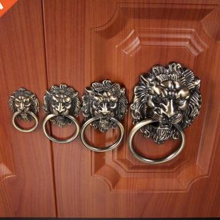 Vintage Lion Head Cabinet Knobs and Handles Furniture Door A