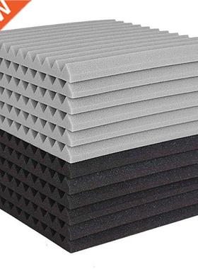 12 Pcs Acoustic Foam Board,Studio Wedge Tile,Acoustic Foam S