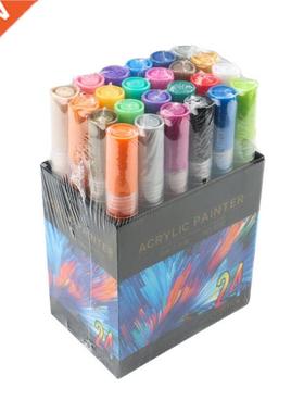 4/8/12/15/24/36 Colors Acrylic Paint Marker Pen Detailed Mar