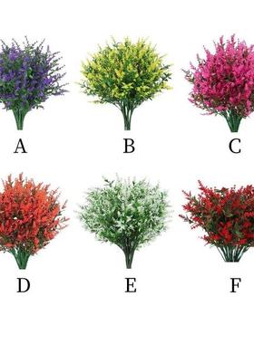 8Pcs Artificial Lavender Flower Lavender Bouquet Bunch Indoo