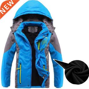 Padded Thick Child Winter Waterproof Fleece Coat Contra Warm