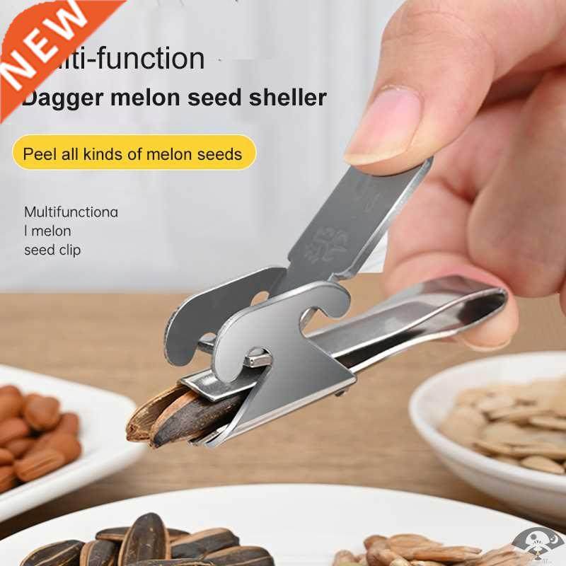 Stainless Steel Size Double Clip Melon Seed Shelling Machine