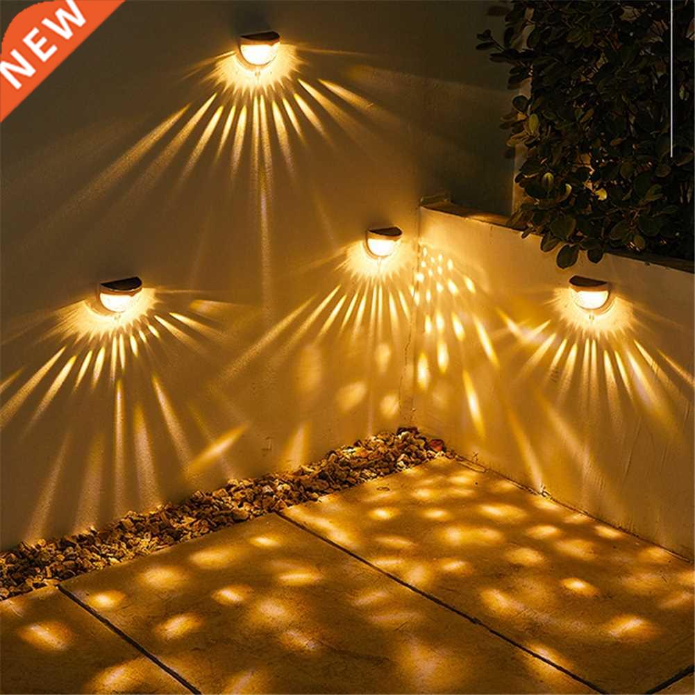 4PCS LED Solar Light Outdoor Garden Decoration Deck Light Wa