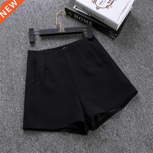 Casual Summer Line waist Women High Suit 2022 Shorts New