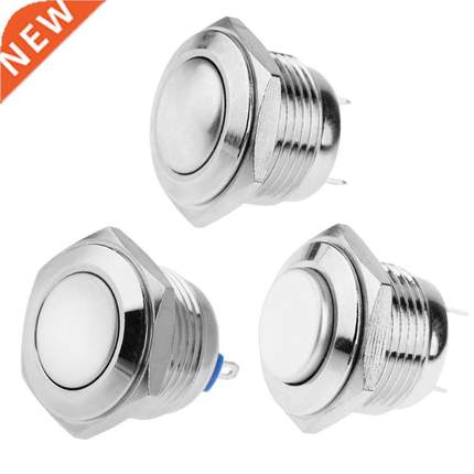 16mm reset push button switch 3A36V ball Flat head car horn