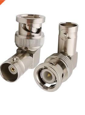 1/2Pcs Right Angle 90 Degree BNC Male to BNC Female RF Coaxi