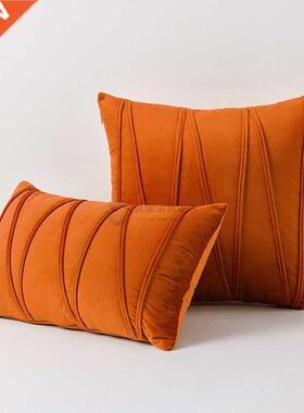 Soft Velvet Striped Cushion Covers Nordic Throw Pillows Cove