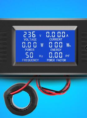 AC 80V~260V 110V 220V 100A Digital Voltage Current volt amp