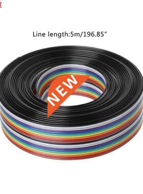 5m Rainbow Cable 20Pin DuPont Wire With 1.27mm Line Pitch Co