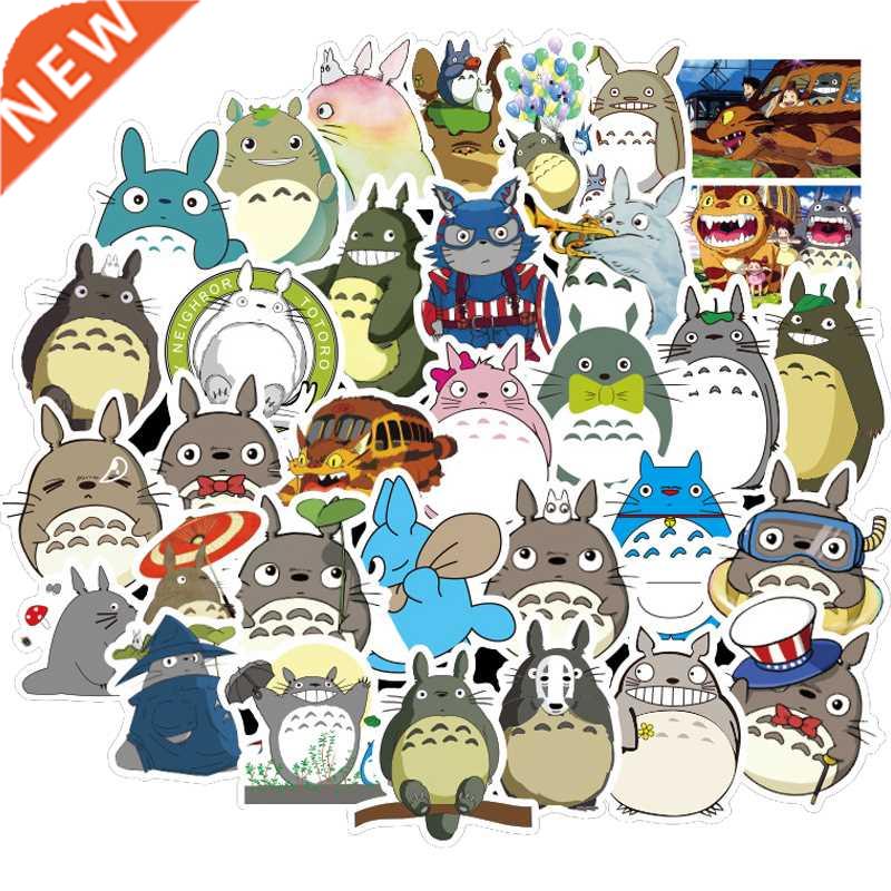50PCS Spirited Away Cute Totoro Sticker Gifts Toy For Child