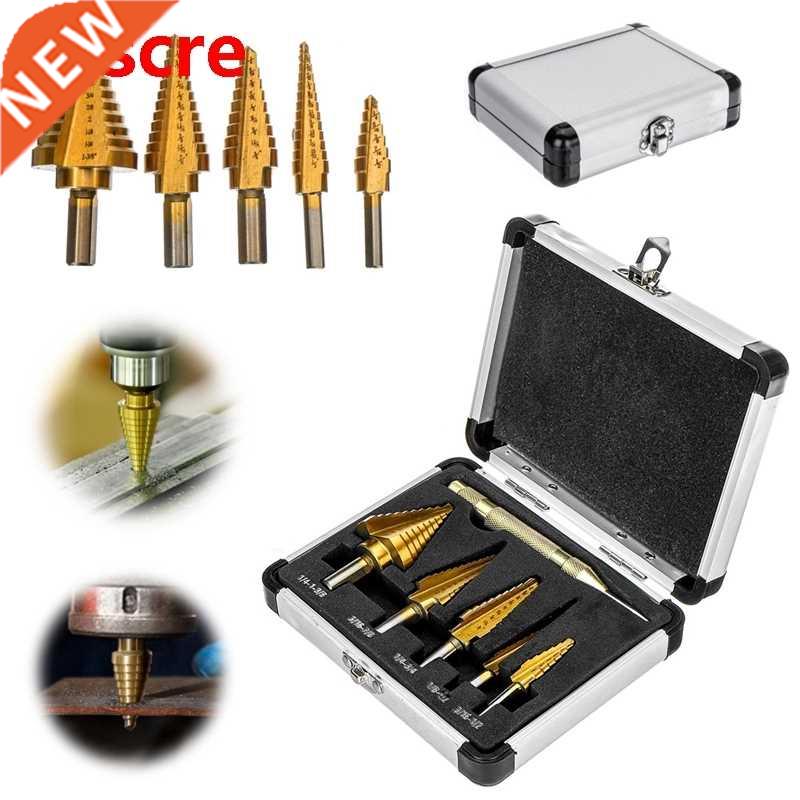 6Pcs HSS Titanium Coating Drill Bit Set Imperial Drill Bits
