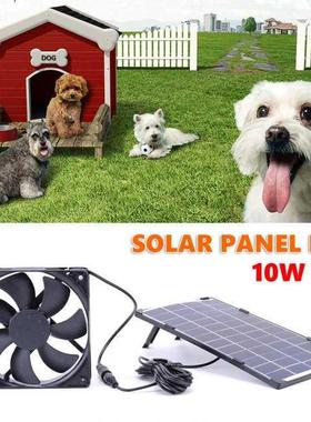 10W 12V Solar Exhaust Fan Ar Extractor Portable Ventlator