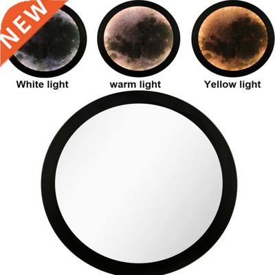 25cm LED Moon Bathroom Mirror Vanity Round Wall Decorative B