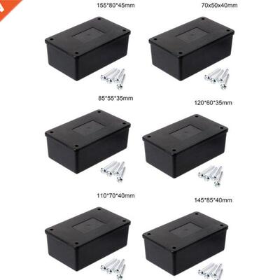 Dustproof Electrical Junction Box Black Waterproof Plastic E