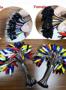 10pin Double-end Alligator Clips Jumper Wire Male Female Cro