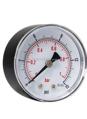 Pressure Gauge 52mm Dial 1/4 BSPT Horizontal 0/15,30,60.100
