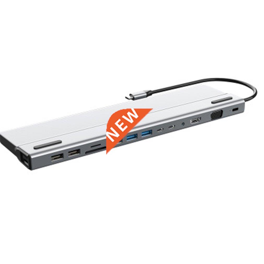 New Fourteen In One Sliver Type-C Dock Multifunctional Noteb