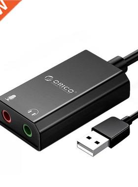 ORICO External USB Sound Card USB to .5mm Jack Audio Headse