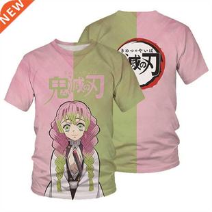 3D Printing T shirts Anime Demon Slayer Parent-child T-shirt