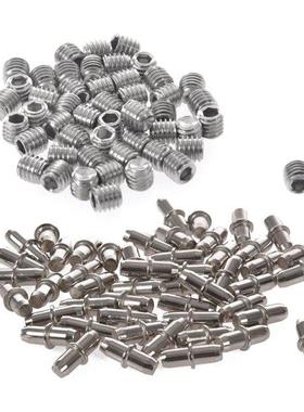 50Pcs M3X3mm Stainless Steel Hex Socket Set Cap Point Grub S