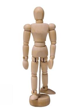 1Pc Artist Movable Limbs Male Wooden Figure Model Mannequin