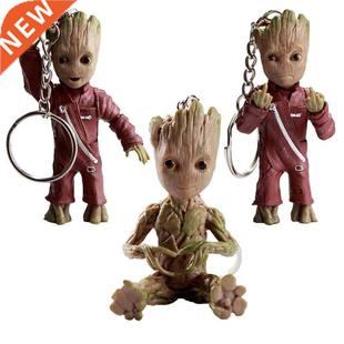 Home Decoration Accessories Mini Groot Figurines Portable Ke