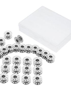 25Pc Empty Sewing Thread Bobbin Sewing Machine Plastic Case
